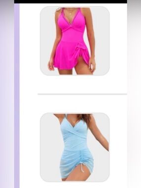 Two swim dresses brand new